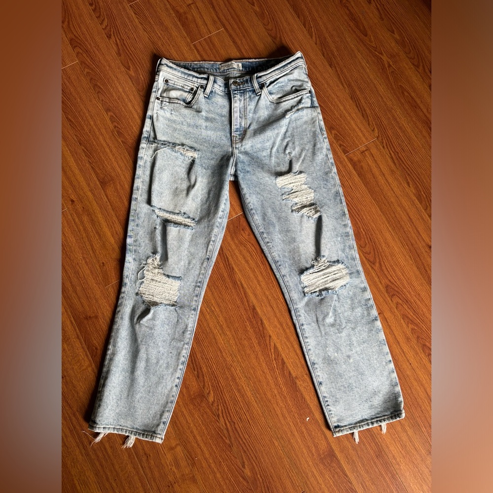 Abercrombie & Fitch The Boyfriend Mid Rise Jeans